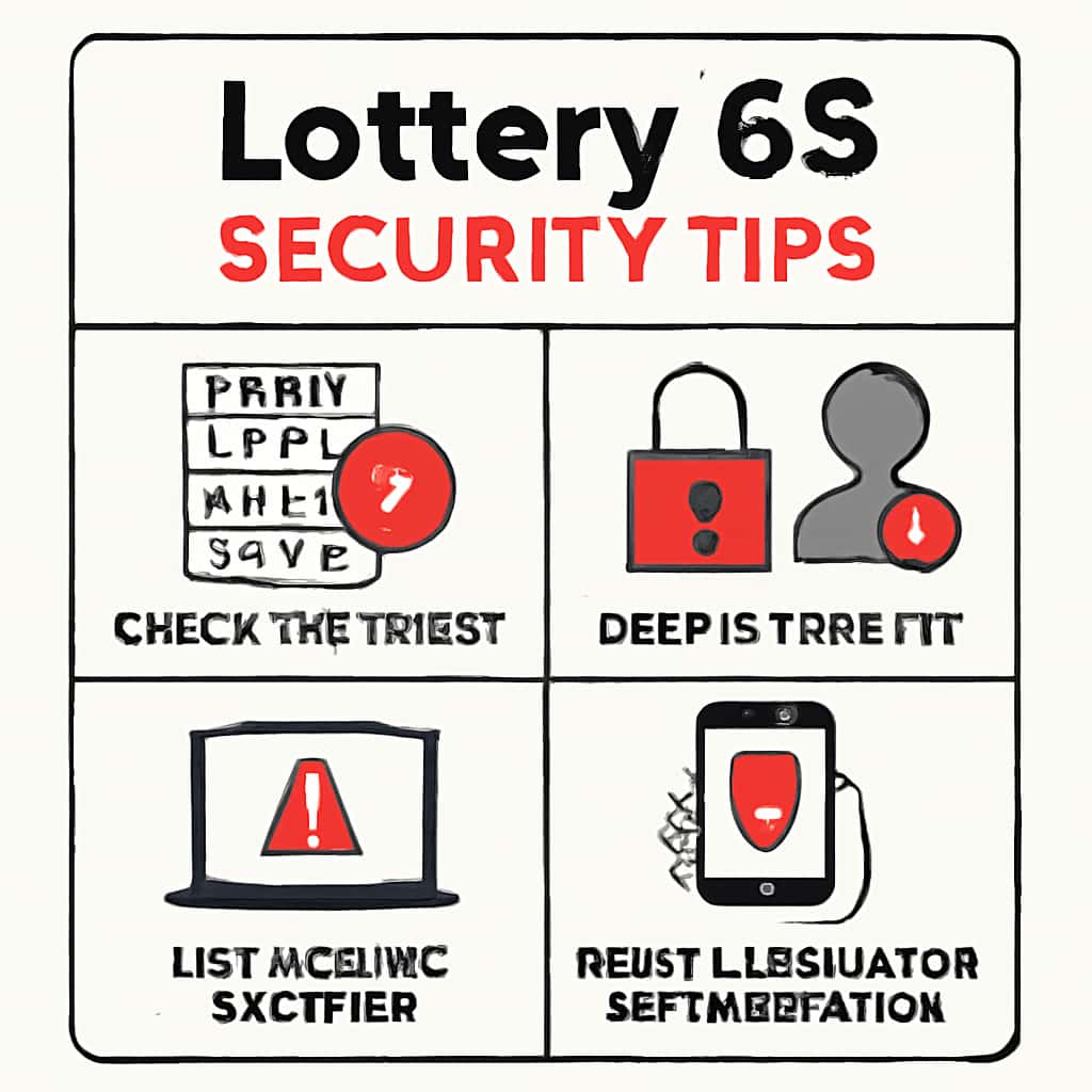 An educational diagram related to Lottery 66 Security Tips.