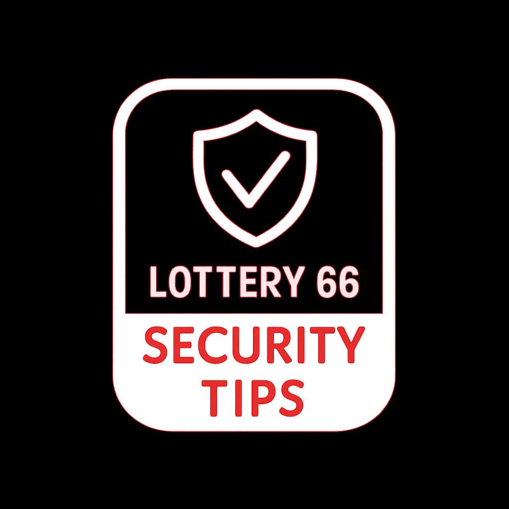 An icon representing Lottery 66 Security Tips.