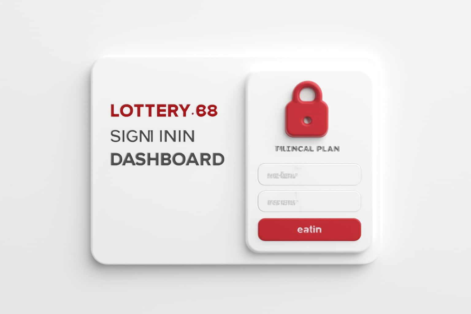 Lottery 66 Sign In & Dashboard Interface